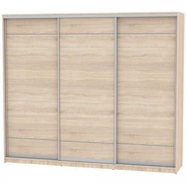 Шкаф-купе Аларти B-220х270х60-3ДСС-D7D7D7