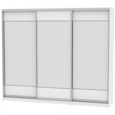 Шкаф-купе Аларти B-220х270х60-3Белый-D8D8D8