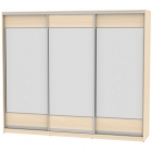 Шкаф-купе Аларти B-220х270х60-3ДМ-D8D8D8