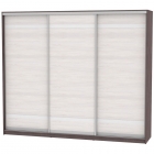 Шкаф-купе Аларти B-220х270х60-3ЯАТ-ЯАС-D9D9D9