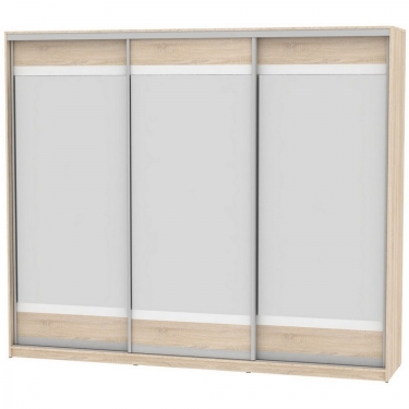 Шкаф-купе Аларти B-220х270х60-3ДСС-D10D10D10