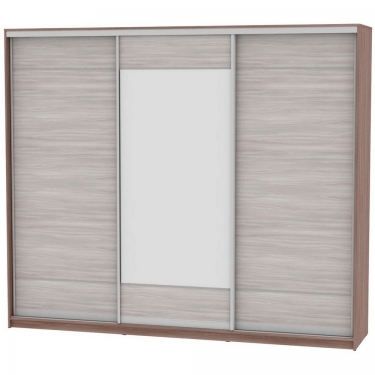 Шкаф-купе Аларти B-220х270х60-3ЯШТ-ЯШС-D7D8D7