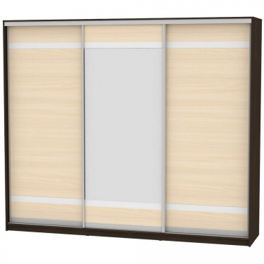 Шкаф-купе Аларти B-220х270х60-3Венге-ДМ-D9D10D9