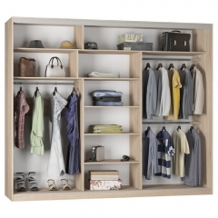 Шкаф-купе Аларти B-220х270х60-3Венге-ДМ-D9D10D9