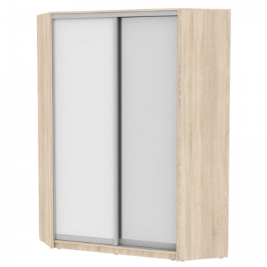 Шкаф-купе Аларти YA-198х1250-3ДСС-Белый-D6D5