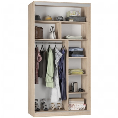 Шкаф-купе Аларти B-230х120х60-1Графит-D7D8