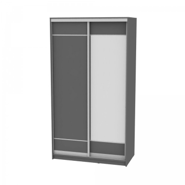 Шкаф-купе Аларти B-230х120х60-1Графит-D7D8