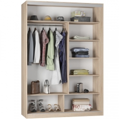 Шкаф-купе Аларти B-230х160х60-2ДВ-Графит-D9D10