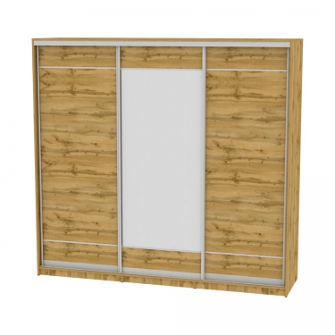 Шкаф-купе Аларти B-230х235х60-3ДВ-D7D8D7