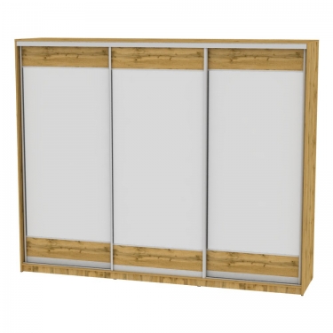 Шкаф-купе Аларти B-230х270х60-3ДВ-D8D8D8