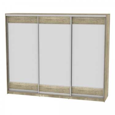 Шкаф-купе Аларти B-220х270х60-3ДКМ-D8D8D8