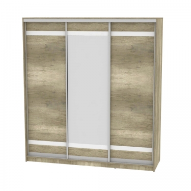 Шкаф-купе Аларти B-220х180х60-1ДКМ-D9D10D9