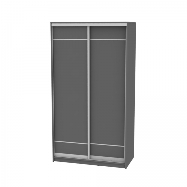 Шкаф-купе Аларти B-220х120х60-1ДВ-Графит-D7D7
