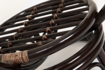 Столик журнальный со стеклом Tetchair BENOA 5005 Antique brown античный черно-коричневый