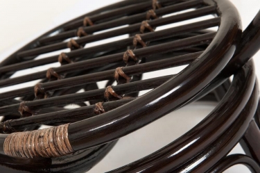 Столик журнальный со стеклом Tetchair BENOA 5005 Antique brown античный черно-коричневый