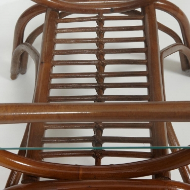 Столик кофейный Tetchair VENICE 53x46x45 см, coco brown коричневый кокос