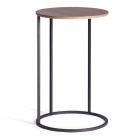 Журнальный стол Tetchair Mone МДФ/металл, 45х45х70,5 см, акация/черный