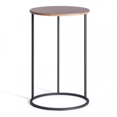 Журнальный стол Tetchair Mone МДФ/металл, 45х45х70,5 см, акация/черный