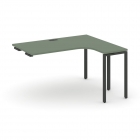 Стол-приставка к опорной тумбе/шкафу правый Рива CONCEPT CN.OSAPR-005R Кобо Антрацит