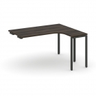 Стол-приставка к опорной тумбе/шкафу правый Рива CONCEPT CN.OSAPR-006R Дуб Мали Антрацит