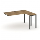 Стол-приставка к опорной тумбе/шкафу правый Рива CONCEPT CN.OSAPR-006R Сандал Янтарный Антрацит