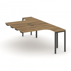 Рабочая станция-приставка к опорным тумбам Рива CONCEPT CN.DSAPR-002 Сандал Янтарный Черный