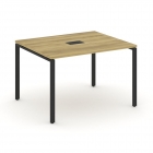 Стол переговорный 1 столешница Рива CONCEPT CN.PRG-012 Дуб Винченцо Черный