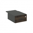 Тумба подвесная с одним ящиком Рива CONCEPT CN.PT-003 B/W Кобо Белый