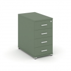 Тумба опорная/приставная с ящиком и распашным фасадом Рива CONCEPT CN.TGO-005 B/W Кобо Белый