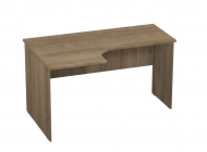 Стол компьютерный угловой Альтерна Р.РС-14 левый Ясень светлый