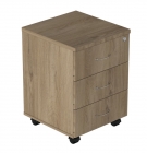 Тумба подкатная Альтерна Р.Т-3 ЗЦ Ясень светлый