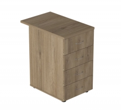 Тумба приставная с замком Альтерна Р.Т-4.2 ЗЦ Ясень светлый
