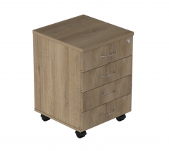 Тумба подкатная с замком Альтерна Р.Т-4 ЗЦ Крафт золотой