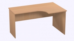 Стол компьютерный угловой Альтерна Р.РС-14 правый Крафт белый