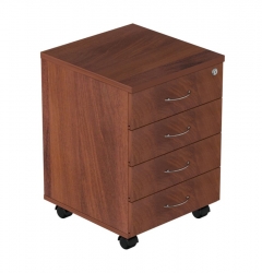 Тумба подкатная с замком Альтерна Р.Т-4 ЗЦ Орех Аликанте