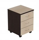 Тумба подкатная Альтерна Р.Т-3 ЗЦ Венге