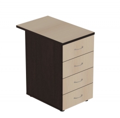 Тумба приставная с замком Альтерна Р.Т-4.2 ЗЦ Дуб Молочный