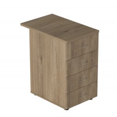 Тумба приставная с замком Альтерна Р.Т-4.2 ЗЦ Дуб Кронберг