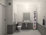 Поворотный зеркальный шкаф Shelf-on Zoom Белый