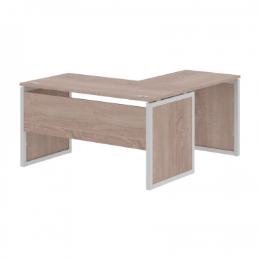 Стол письменный угловой левый Skyland XTEN-QP XQPCT 1415 L Дуб Сонома Серый