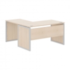 Стол письменный угловой правый Skyland XTEN-QP XQPCT 1415 R Бук Тиара Серый