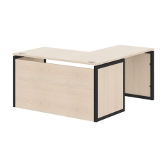 Стол письменный угловой левый Skyland XTEN-QP XQPCT 1415H L Бук Тиара Антрацит