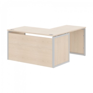 Стол письменный угловой левый Skyland XTEN-QP XQPCT 1415H L Бук Тиара Серый