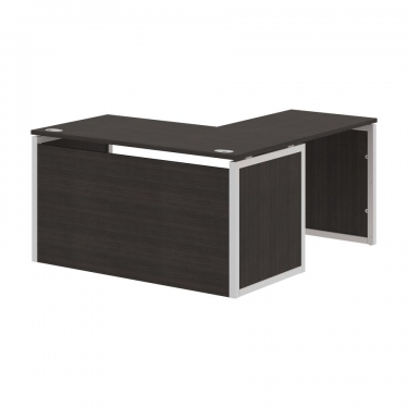 Стол письменный угловой левый Skyland XTEN-QP XQPCT 1415H L Дуб Юкон Серый