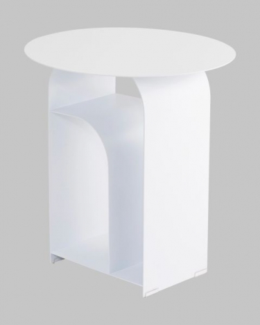 Журнальный столик Stool Group Arwel металл белый