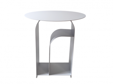 Журнальный столик Stool Group Arwel металл белый