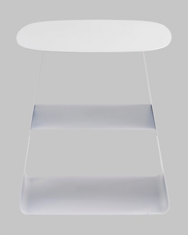 Журнальный столик Stool Group Leyre металл белый