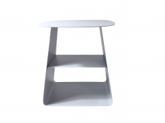 Журнальный столик Stool Group Leyre металл белый