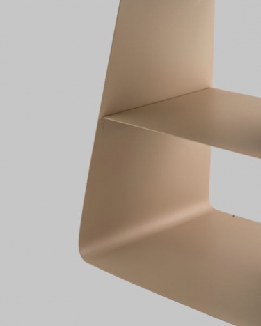 Журнальный столик Stool Group Leyre металл бежевый