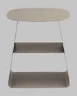 Журнальный столик Stool Group Leyre металл темно-серый